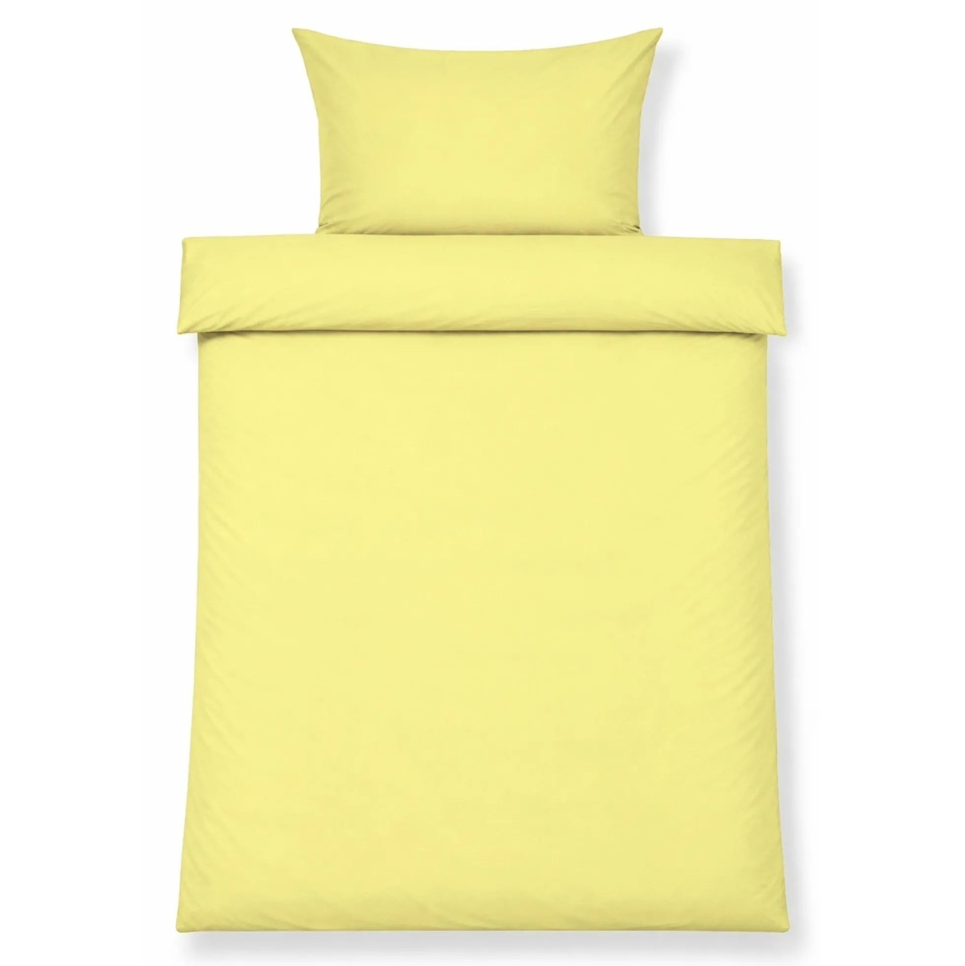 Sengetøj 150x210 cm - Stonewashed - Firm yellow
