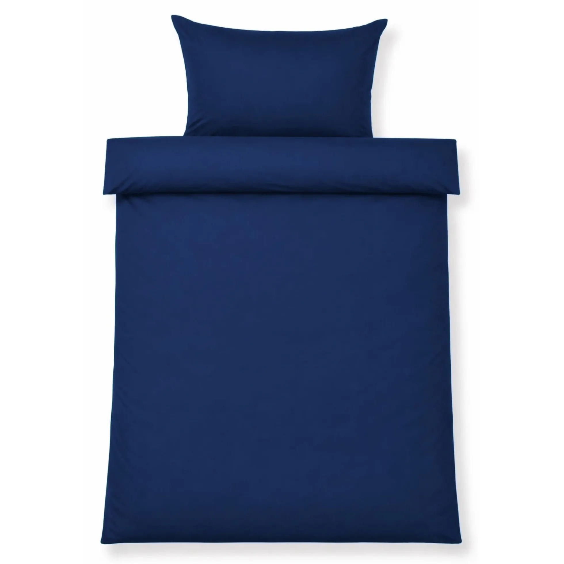 Sengetøj 140x220 cm - Stonewashed - Firm deep blue