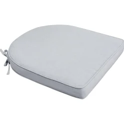 Siddehynde til havestol - Grå havehynde med 6 cm skum - Måler 48x49 cm - UV-resistent udendørs hynde - Nordstrand Home sædehynde