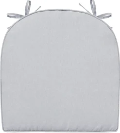 Siddehynde til havestol - Grå havehynde med 6 cm skum - Måler 48x49 cm - UV-resistent udendørs hynde - Nordstrand Home sædehynde
