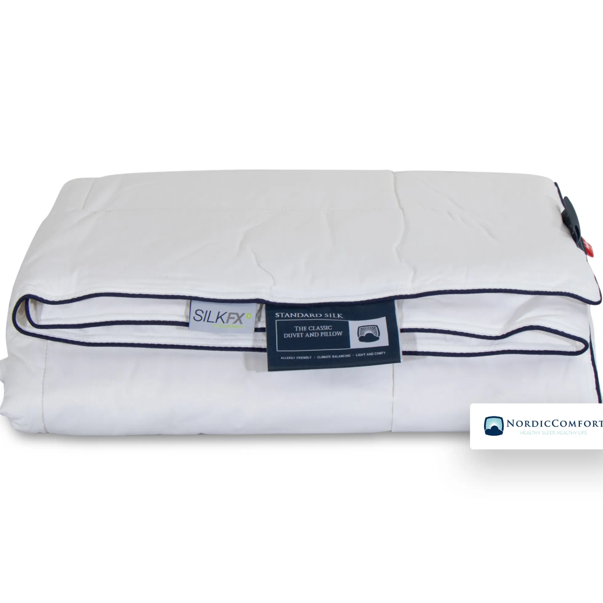 Silkedyne helårsdyne - 100% mulberry silke - 140x220 cm - Nordic Comfort silke dyne