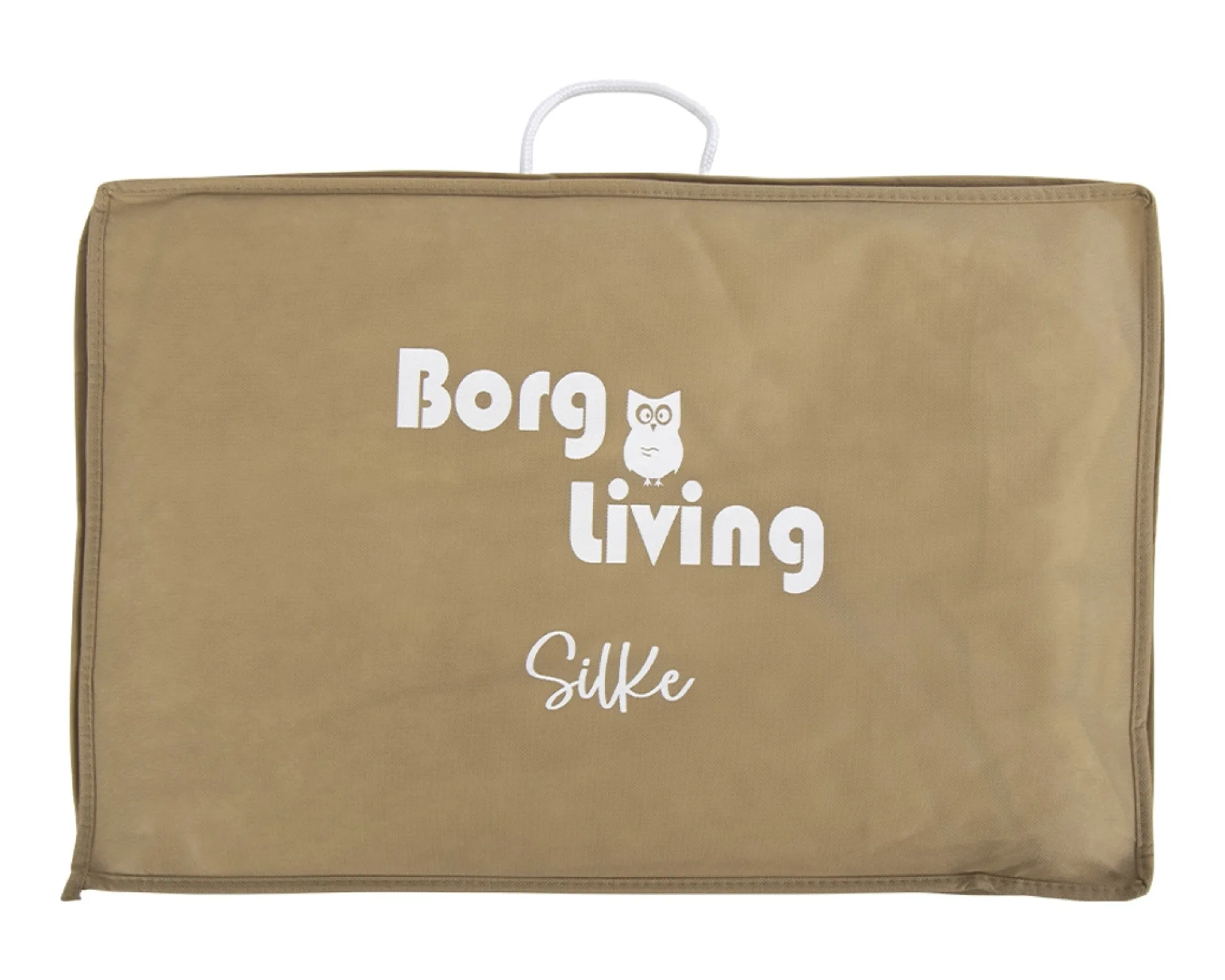 Silkedyne med 100% Mulberry silkefyld - Temperaturregulerende helårsdyne - 150x210 cm - Borg Living