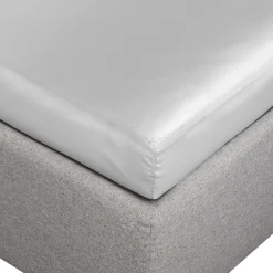 Silkelagen - Kuvertlagen 90x200x8 cm - Grå - 100% morbærsilke - By Borg