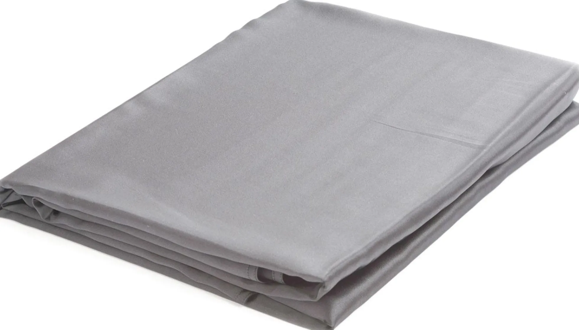 Silkelagen - Kuvertlagen 140x200x8 cm - Grå - 100% Silke - Butterfly Silk