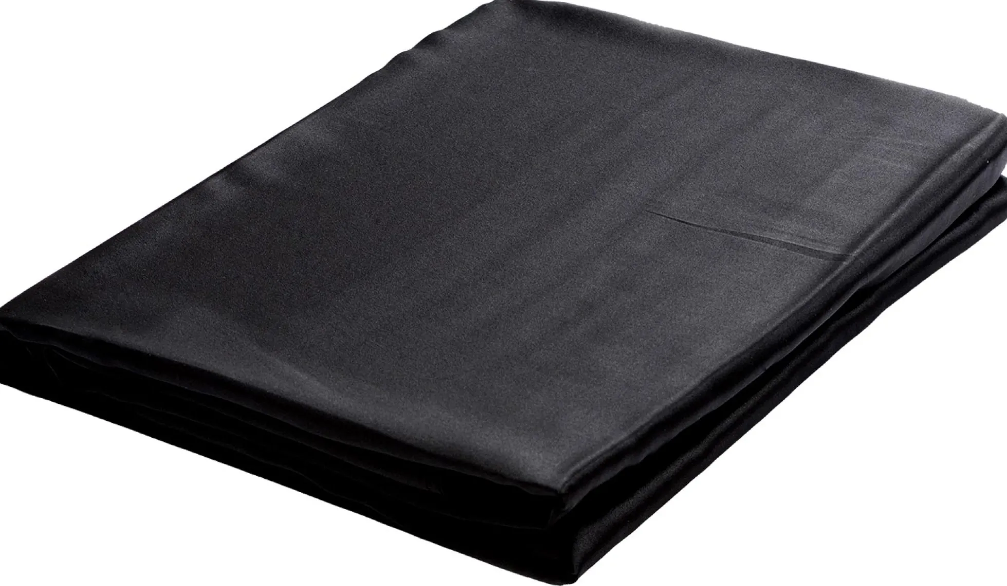 Silkelagen - Kuvertlagen 90x200x8 cm - Sort - 100% Silke - Butterfly Silk