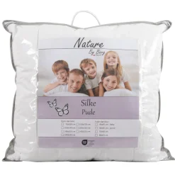 Silkepude - 100% Blødt bambus bolster - Pude 60x63 cm - 3 kammer hovedpude - Nature By Borg