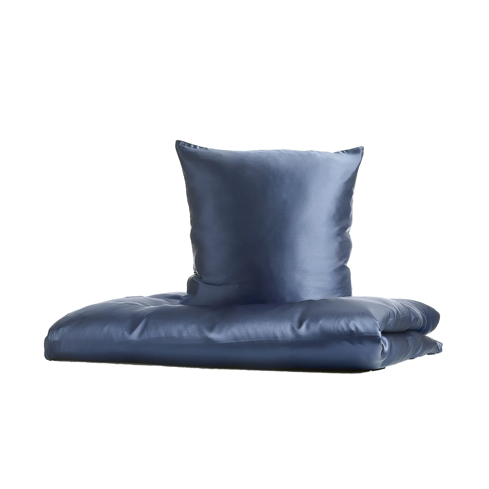 Silke sengetøj 240x220 cm - Blåt sengetøj - King size - 100% Silke sengetøj - Butterfly Silk
