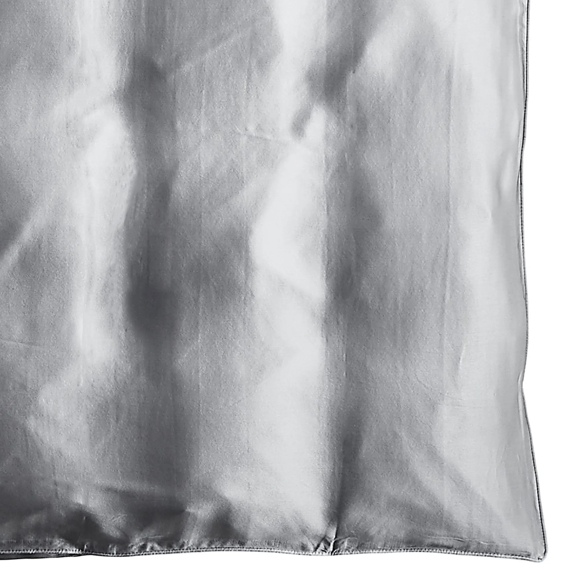 Silke sengetøj 240x220 cm - Gråt sengetøj - King size - 100% Silke - Butterfly Silk