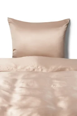 Silke sengetøj 140x220 cm - 100% morbærsilke - Champagne