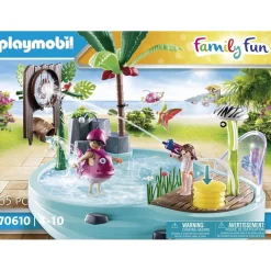 Sjov pool med vandpistol - PL70610 - PLAYMOBIL Family Fun