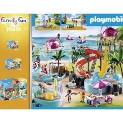 Sjov pool med vandpistol - PL70610 - PLAYMOBIL Family Fun