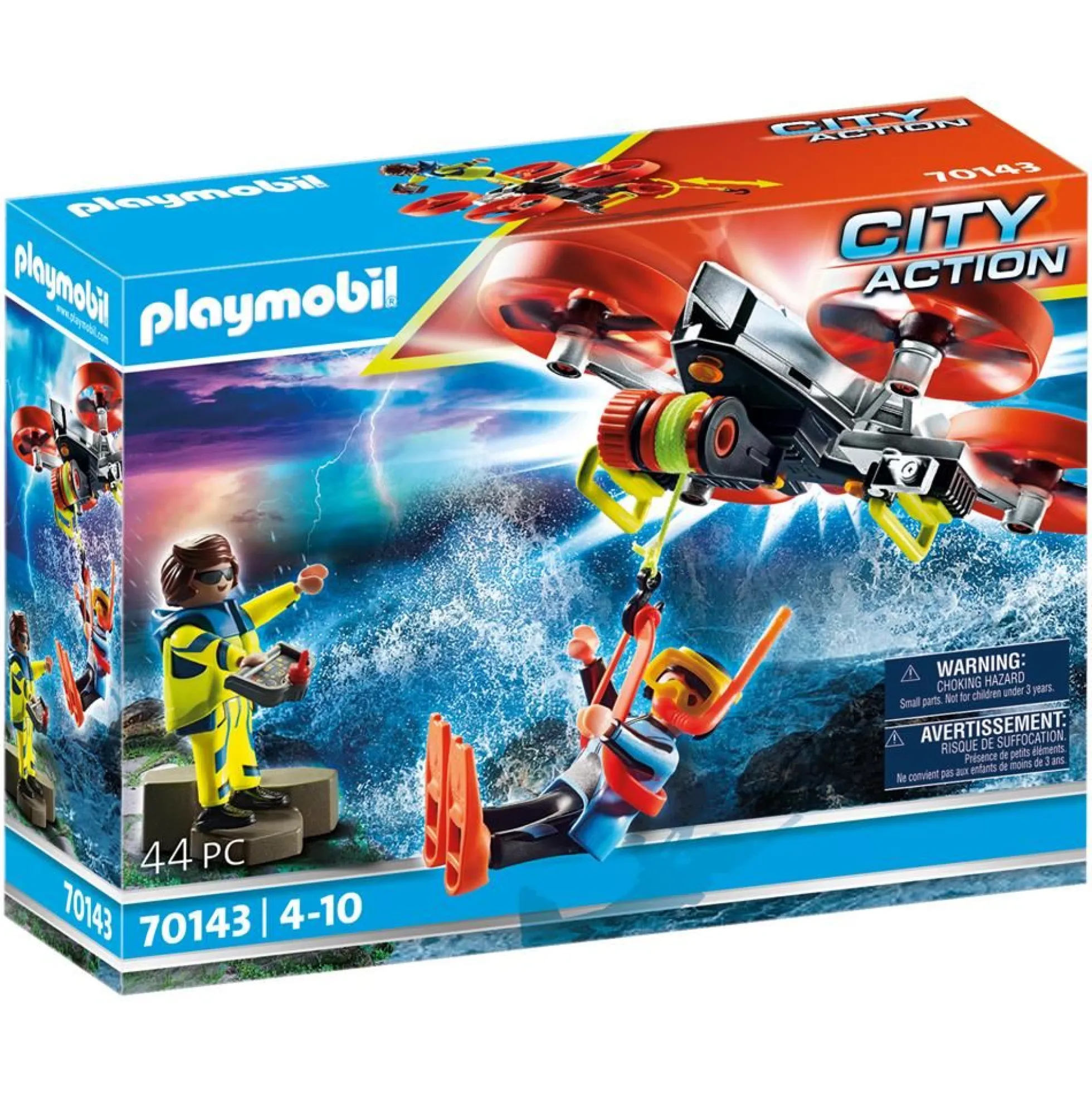 Skibsredning: Dykkerbjergning med redningsdrone - PLAYMOBIL City Action