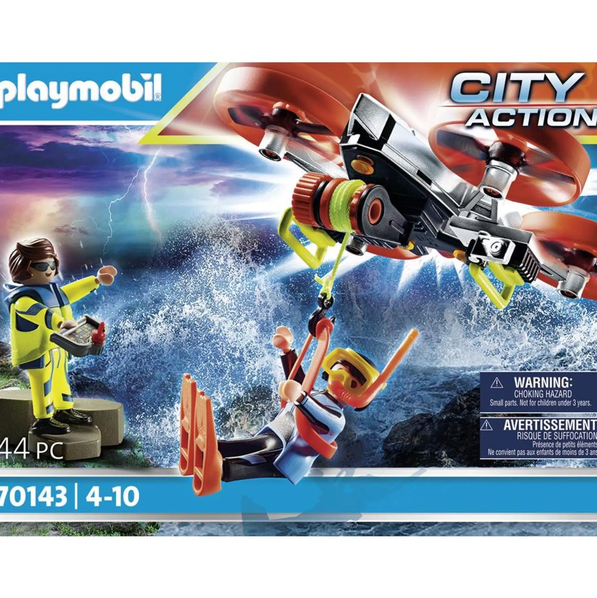 Skibsredning: Dykkerbjergning med redningsdrone - PLAYMOBIL City Action