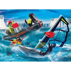Skibsredning: Polarsejler-redning med gummibåd - PLAYMOBIL City Action