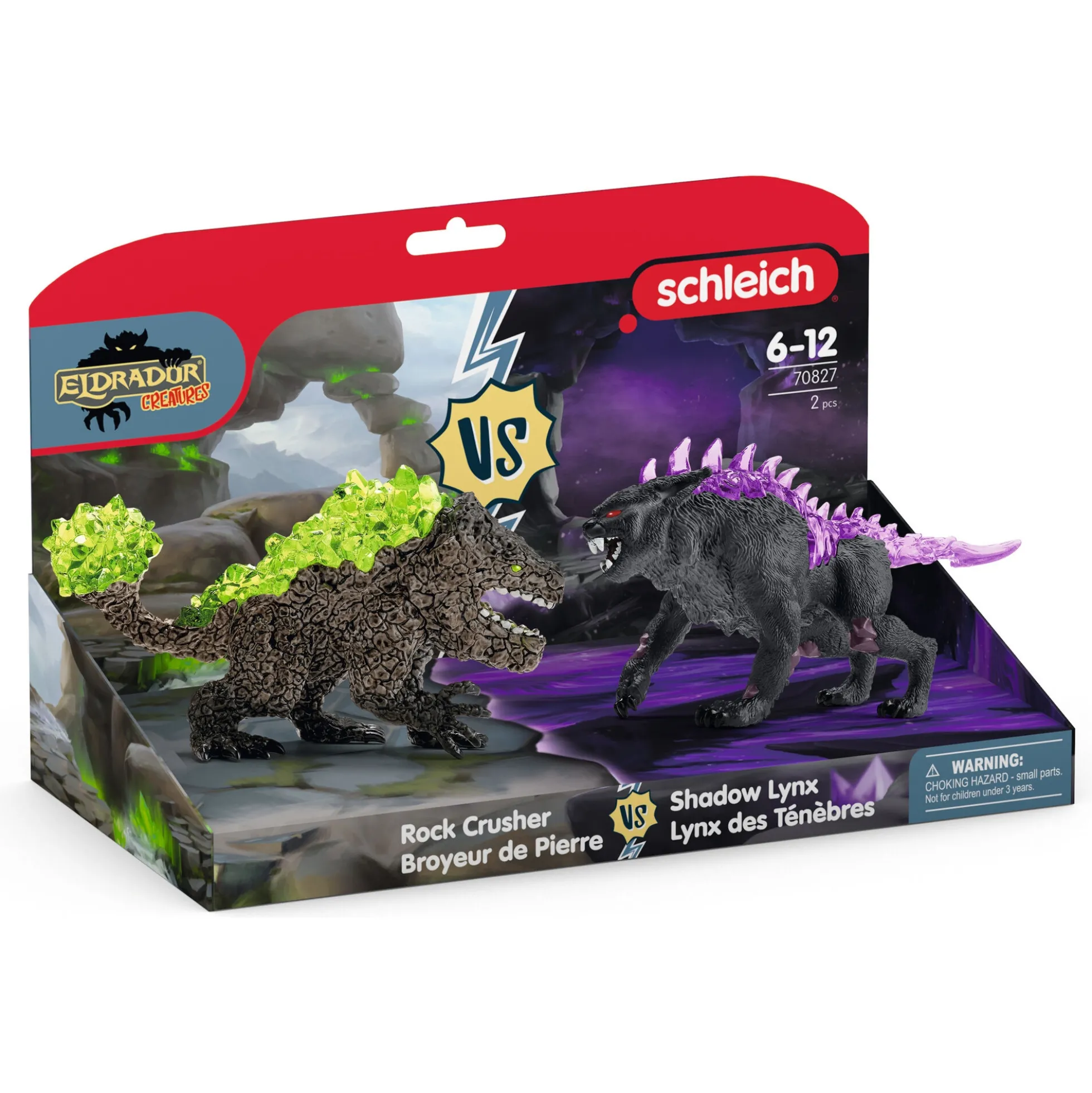 Skygge los vs. Stenknuser - 70827 - Schleich Eldrador