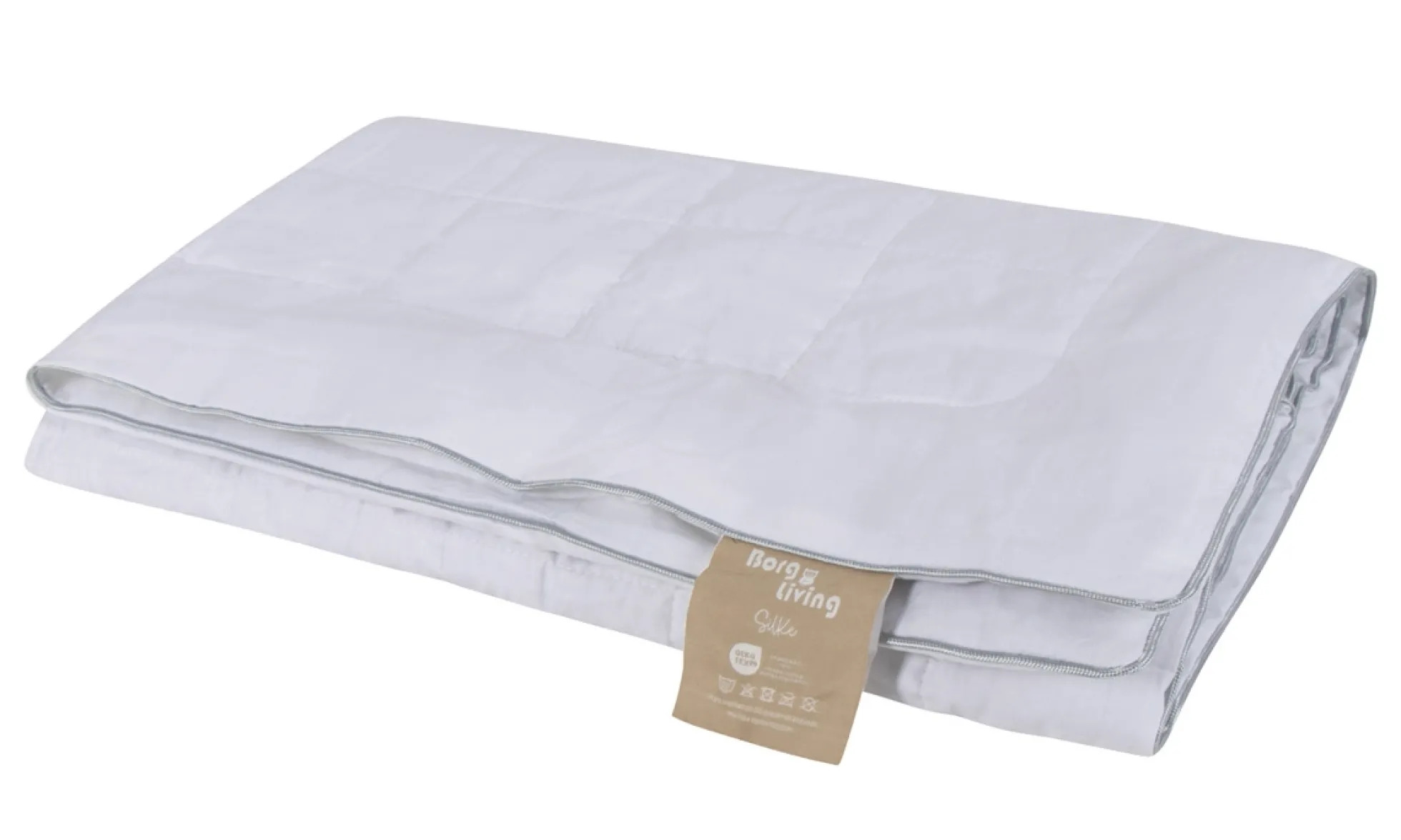 Sommer baby silkedyne - Temperaturregulerende - 100% mulberry silke - 70x100 cm - Borg Living