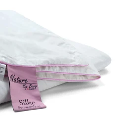 Sommer dobbeltdyne - Silkedyne 100% mulberry silke - 240x220 cm - Nature By Borg dyne
