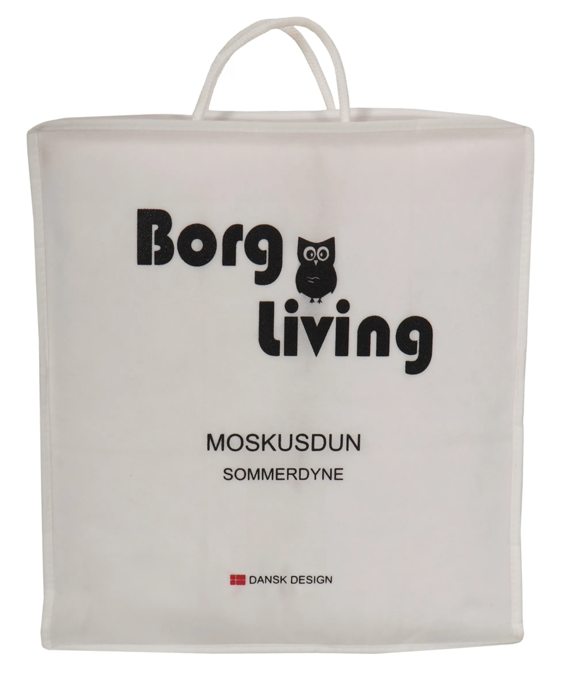 Sommerdyne - 100% Rene hvide moskusdun - 200x220 cm - Let og luftig sommer dundyne fra Borg Living