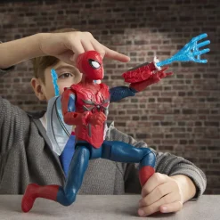 Spider Man actionfigur med Web Tech udstyr og tilbehør - 30 cm