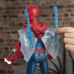 Spider Man actionfigur med Web Tech udstyr og tilbehør - 30 cm