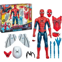 Spider Man actionfigur med Web Tech udstyr og tilbehør - 30 cm