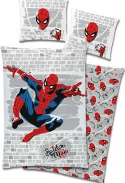 Spiderman sengetøj - 100% bomuldsflonel - Børnesengetøj 140x200 cm