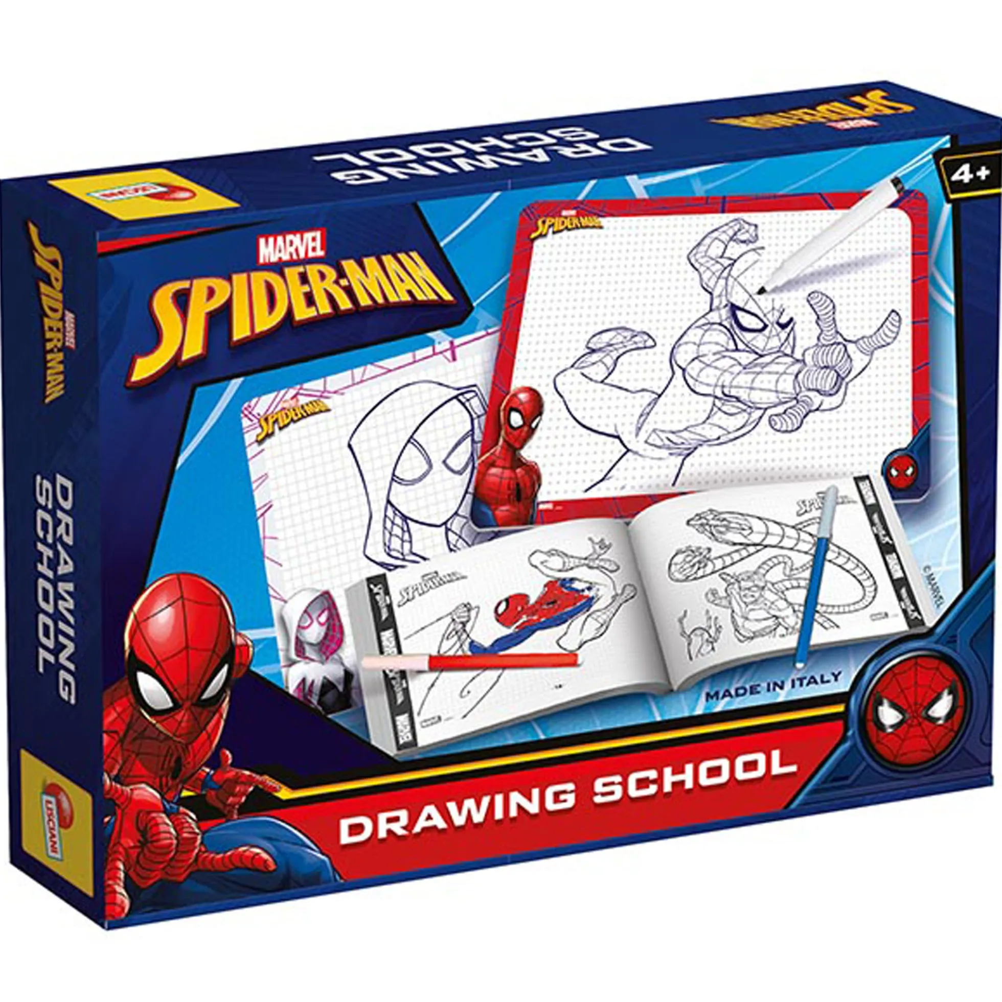 Spiderman tegneskole - 2 tavler og tusser