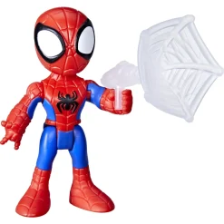 Spidey figur med nettilbehør – 7,6 cm