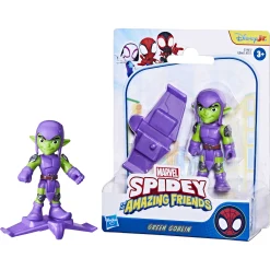 Spidey Green Goblin figur med svæver - 7,6 cm