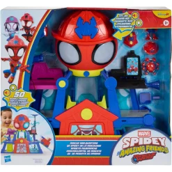 Spidey Rescue-Webs Web-Quarters legesæt med lys og lyd