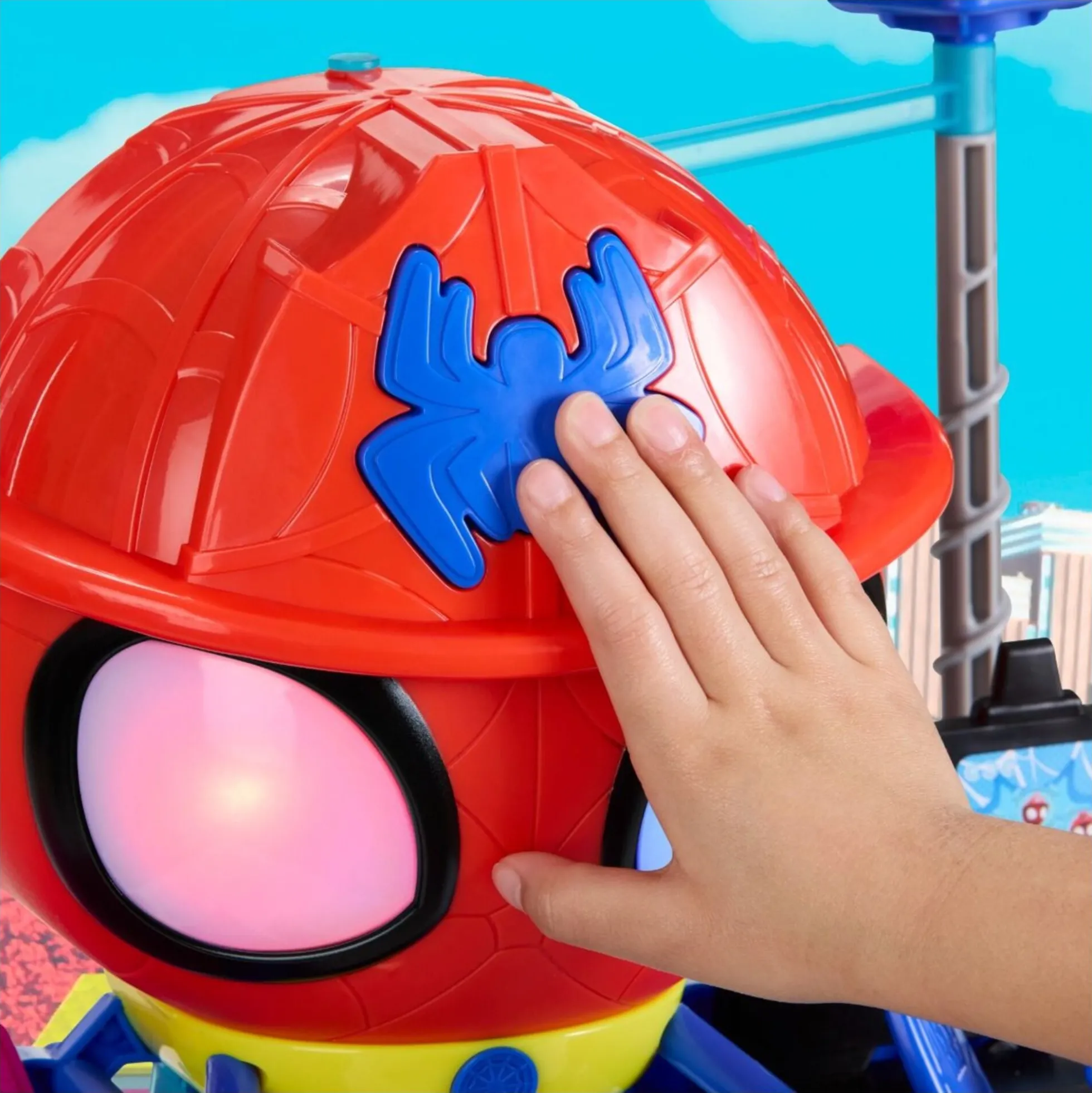 Spidey Rescue-Webs Web-Quarters legesæt med lys og lyd