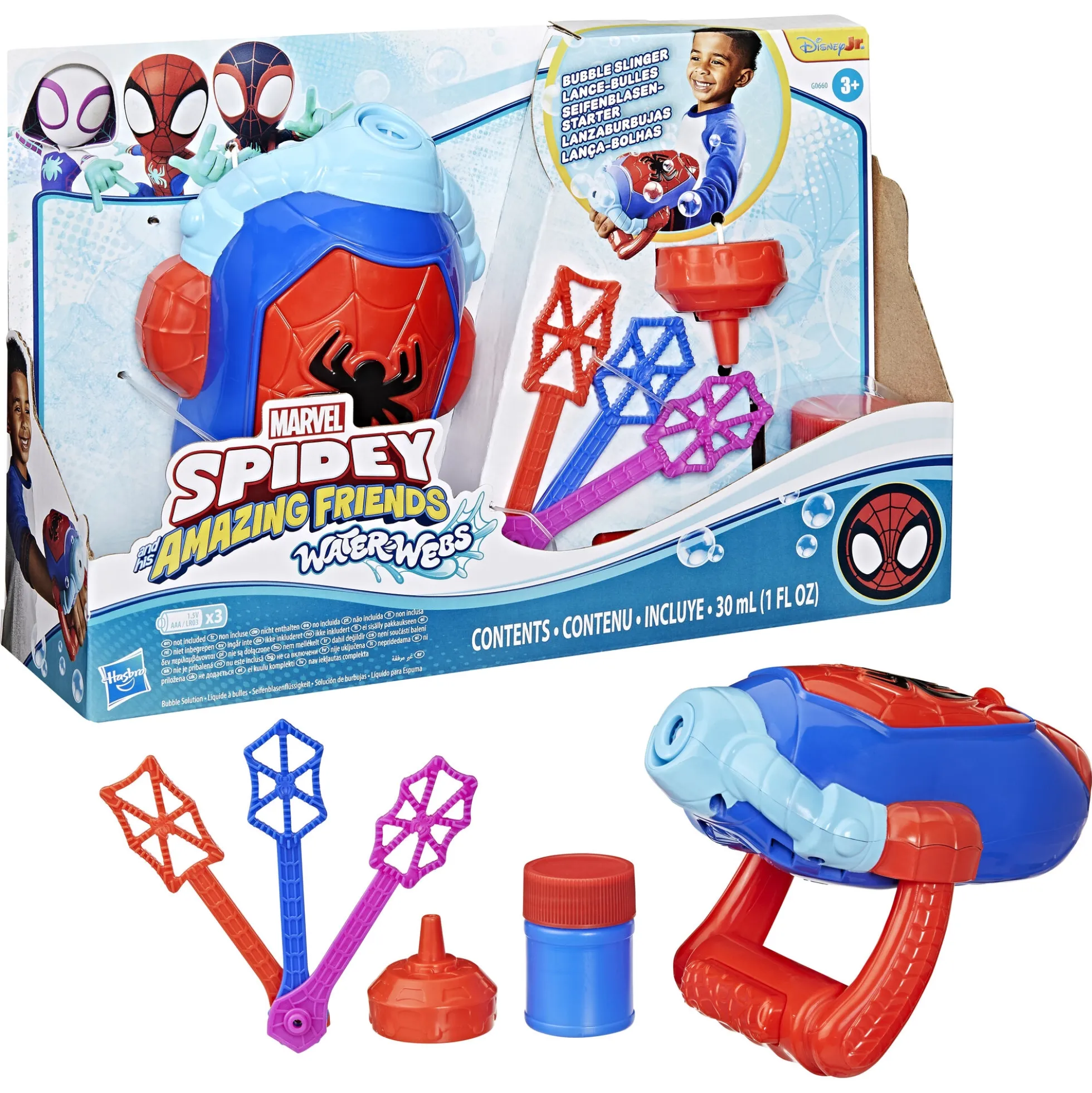Spidey Water-Webs elektronisk bobleskyder