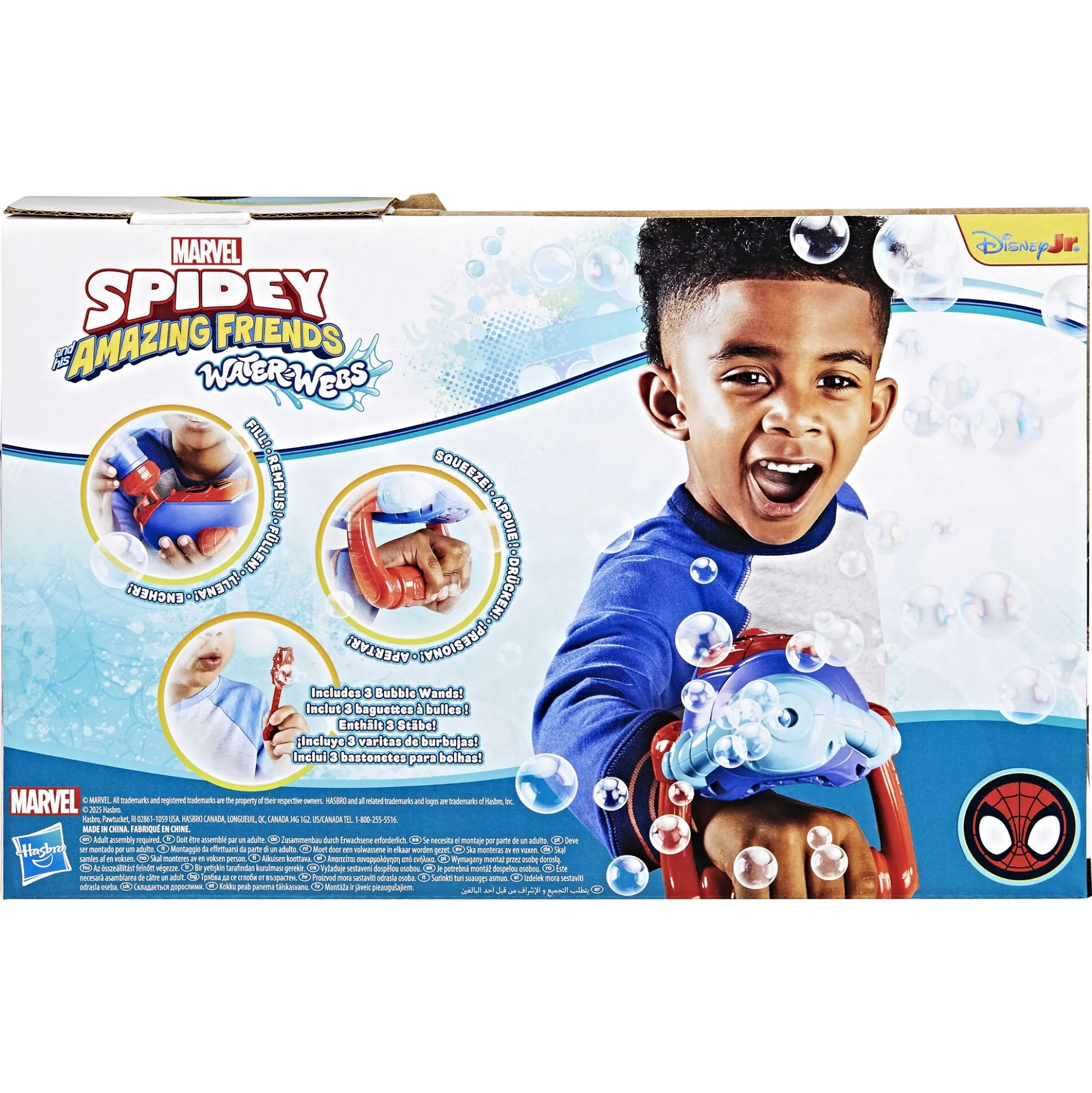 Spidey Water-Webs elektronisk bobleskyder
