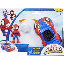 Spidey Web Crawler køretøj med figur og nettilbehør - 7,6 cm
