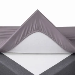 Splitlagen - H-split - 180x200 cm - Antracitgrå - 100% Bomuld jersey lagen - Stræklagen til elevationsseng