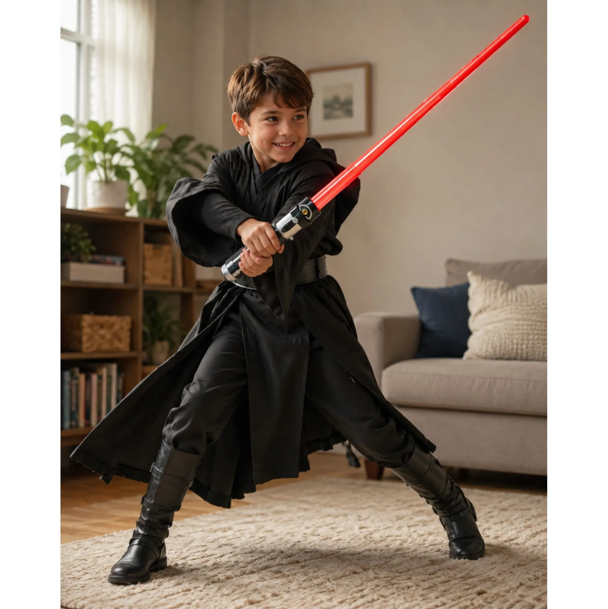 Star Wars basis lyssværd - Darh Vader - Legetøjsvåben