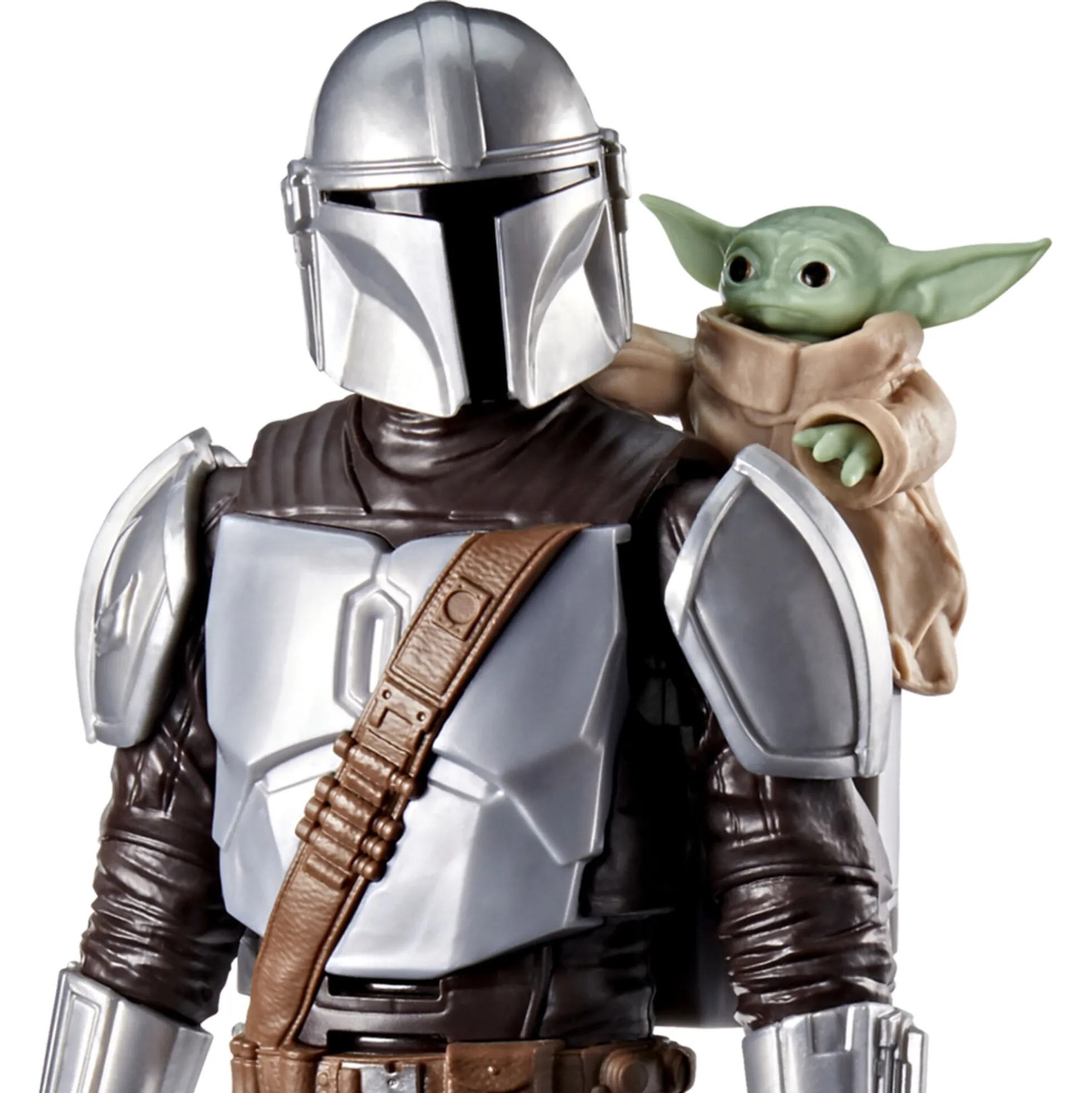 Star Wars Titan Feature actionfigur - Mandalorian og Grogu - 30 cm