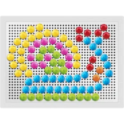 Stiftmosaik sæt - kreativ mosaikleg med farvede stifter - 300 dele