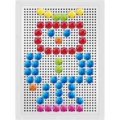 Stiftmosaik sæt - kreativ mosaikleg med farvede stifter - 300 dele