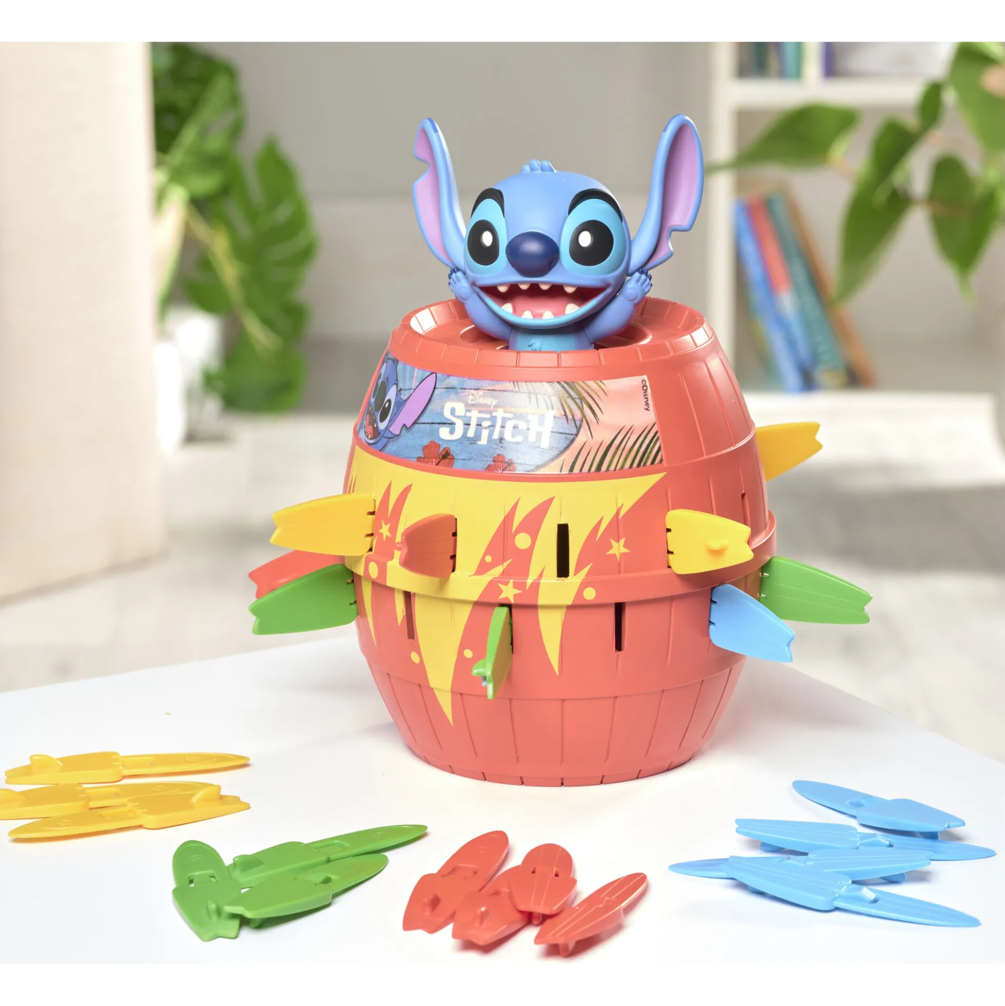 Stitch Pop-Up børnespil med 24 surfbrætter - 2-4 spillere