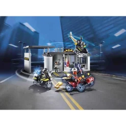 Stor bærbar specialstyrkecentral - PL70338 - PLAYMOBIL City Action