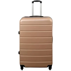 Stor kuffert - Guld - Hardcase kuffert tilbud - Letvægts kuffert tilbud
