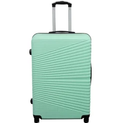 Stor kuffert - Nordic mint - Hardcase kuffert - Smart rejsekuffert