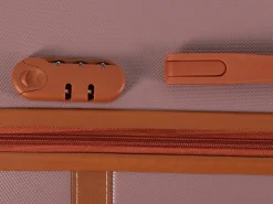 Stor kuffert - Retro rosa - Hardcase kuffert - Smart rejsekuffert