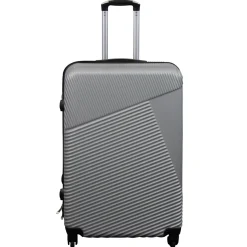Stor kuffert - Silver lines - Hardcase kuffert - Smart rejsekuffert