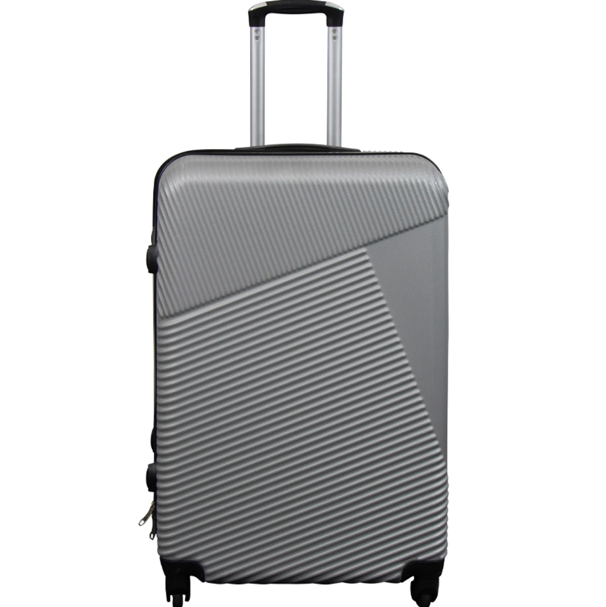 Stor kuffert - Silver lines - Hardcase kuffert - Smart rejsekuffert