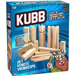 Stort kubbspil - Kongespil - Udendørsspil til haven