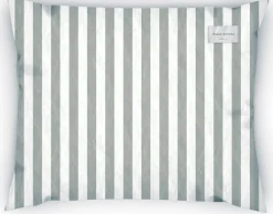 Stribet sengetøj 140x200 cm - Mikkeli grey - 2 i 1 design - Sengesæt i 100% Enzymvasket bomuld - Marc O'Polo