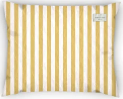 Stribet sengetøj 140x220 cm - Mikkeli Sunrise - 2 i 1 design - Sengesæt i 100% Enzymvasket bomuld - Marc O'Polo