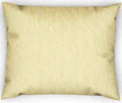 Stribet sengetøj 140x220 cm - Mikkeli Sunrise - 2 i 1 design - Sengesæt i 100% Enzymvasket bomuld - Marc O'Polo